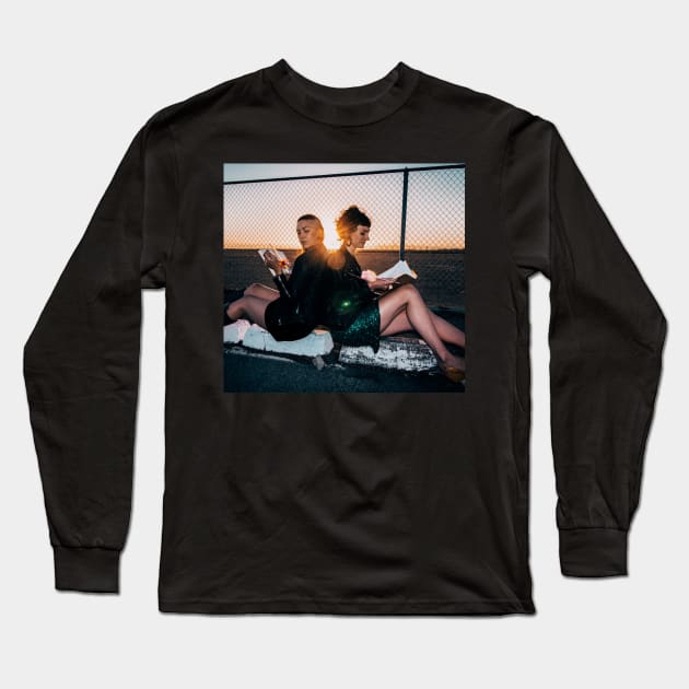 Alameda sunset Long Sleeve T-Shirt by ART CRUSH